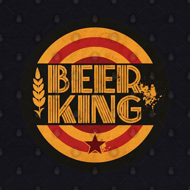 Vintage Beer King by CTShirts